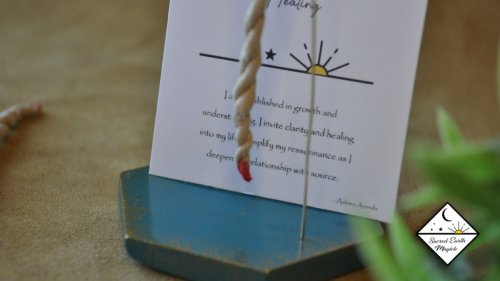 Teal Hexagonal Altar